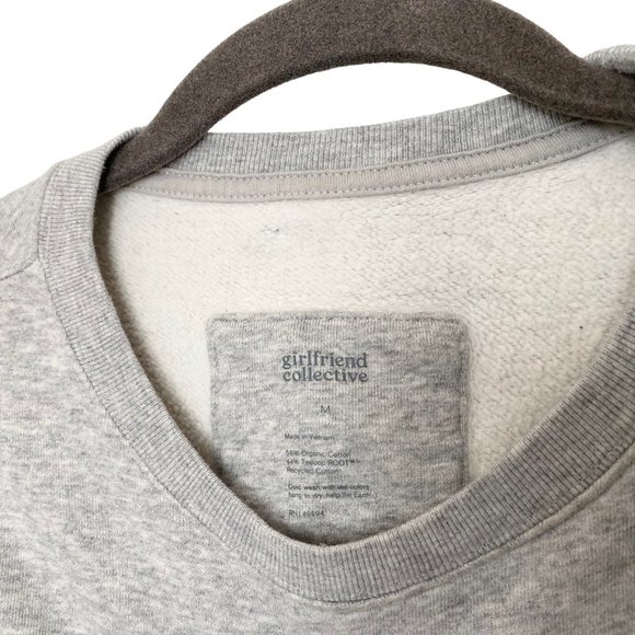 Girlfriend Collective 50/50 Cropped Sweatshirt - Picture 3 of 4